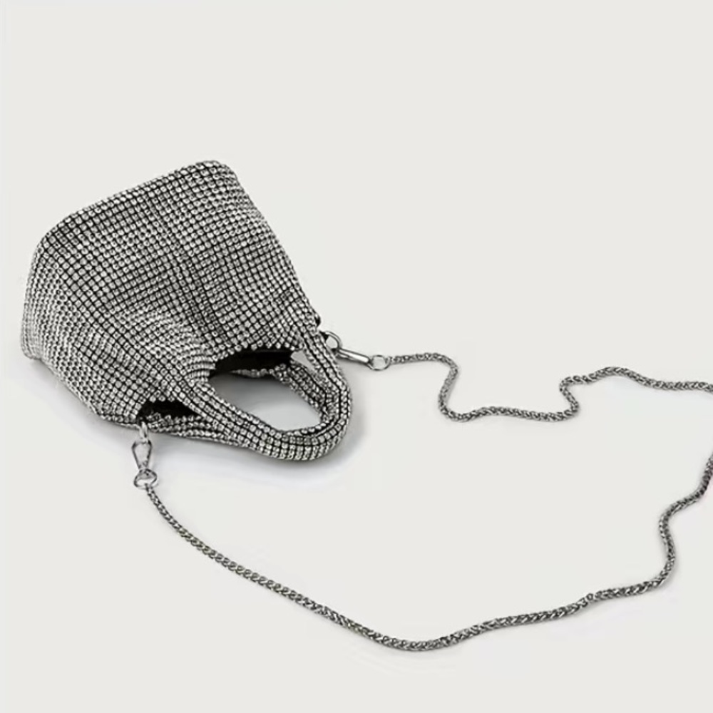 Sliver Rhinestone Bag/Crossbody - Picture 10 of 16